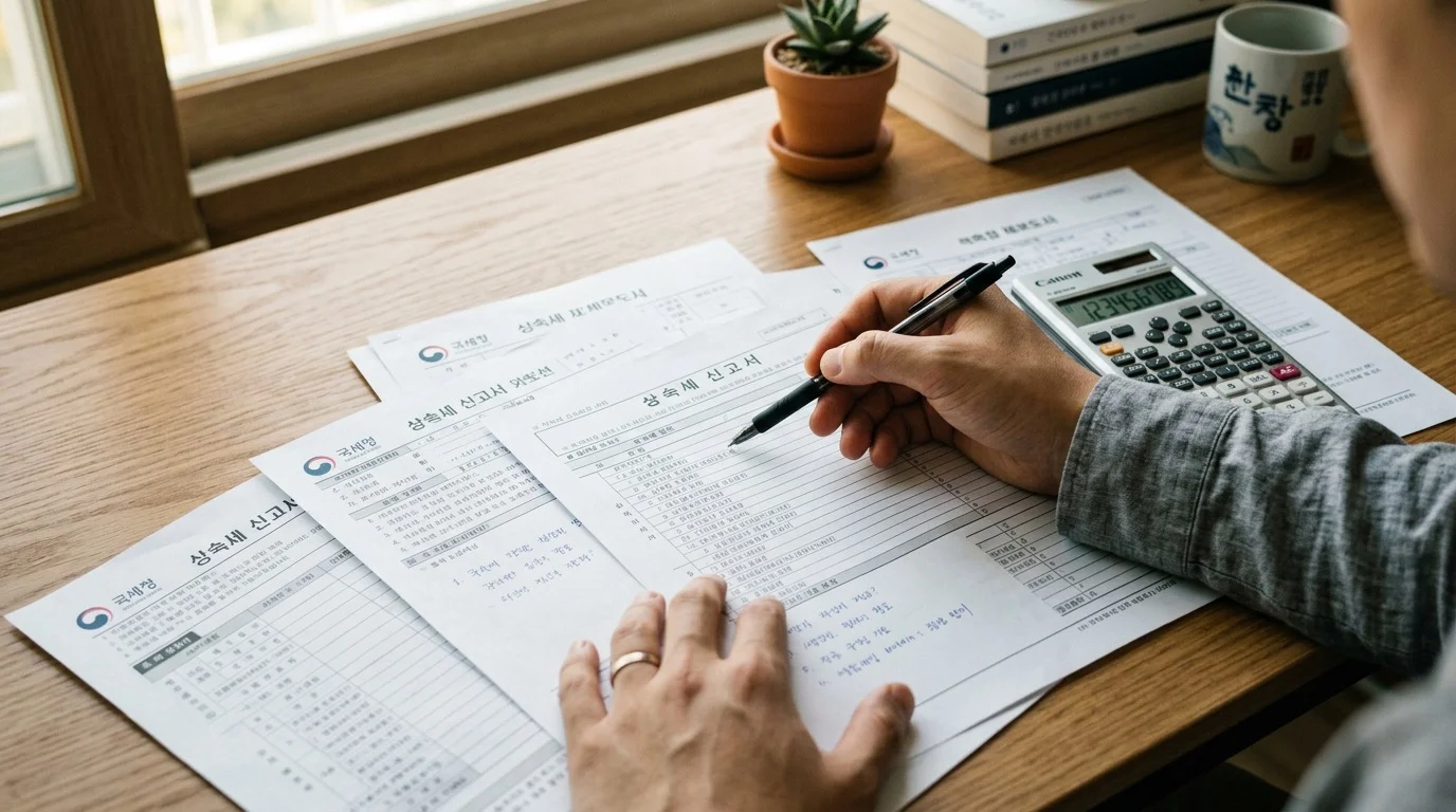 상속세 신고 방법 간편