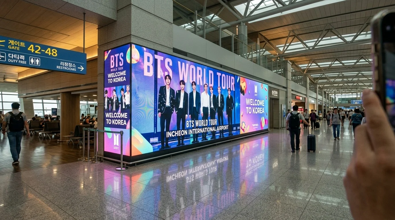 인천공항 BTS 공연