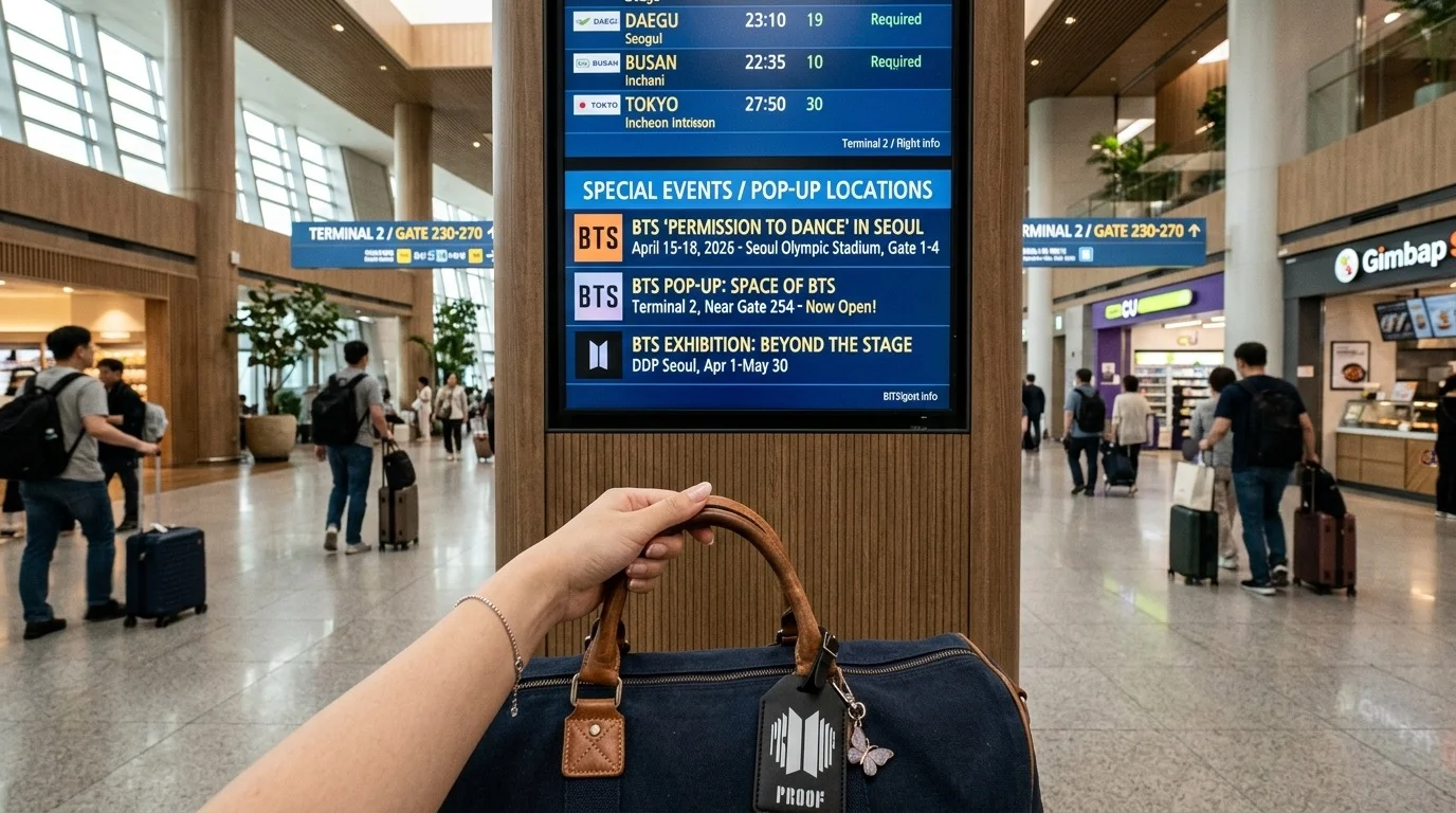 인천공항 BTS 공연