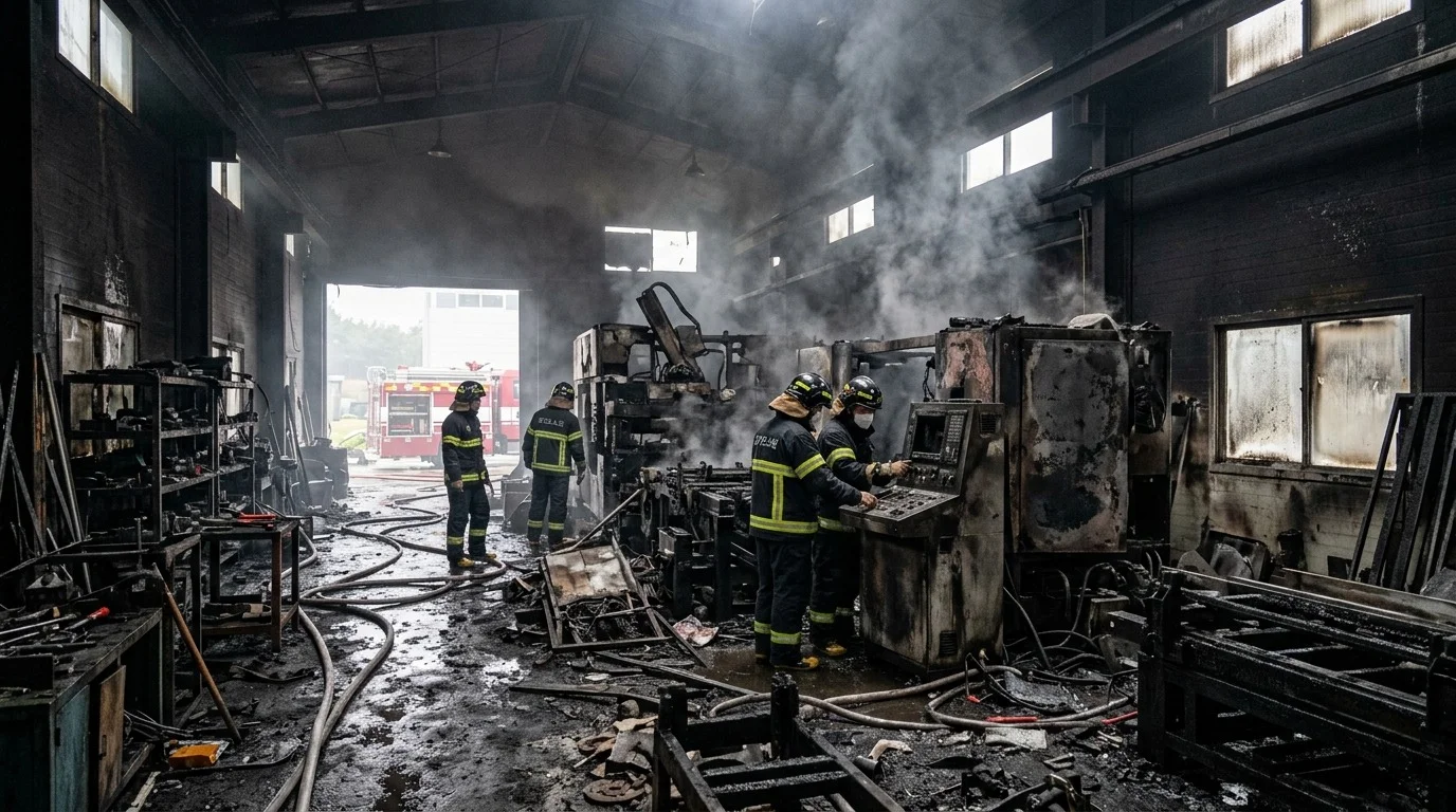 대전 공장 화재 원인