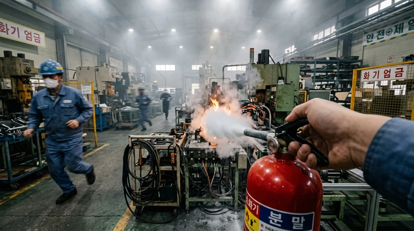 대전 공장 화재 원인