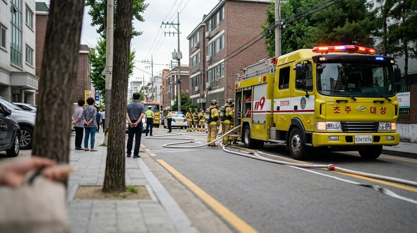 화재 진화 상황