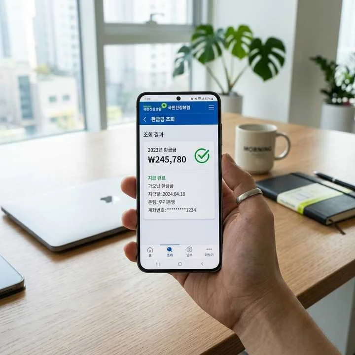 건강보험 환급금 조회 미수령 확인