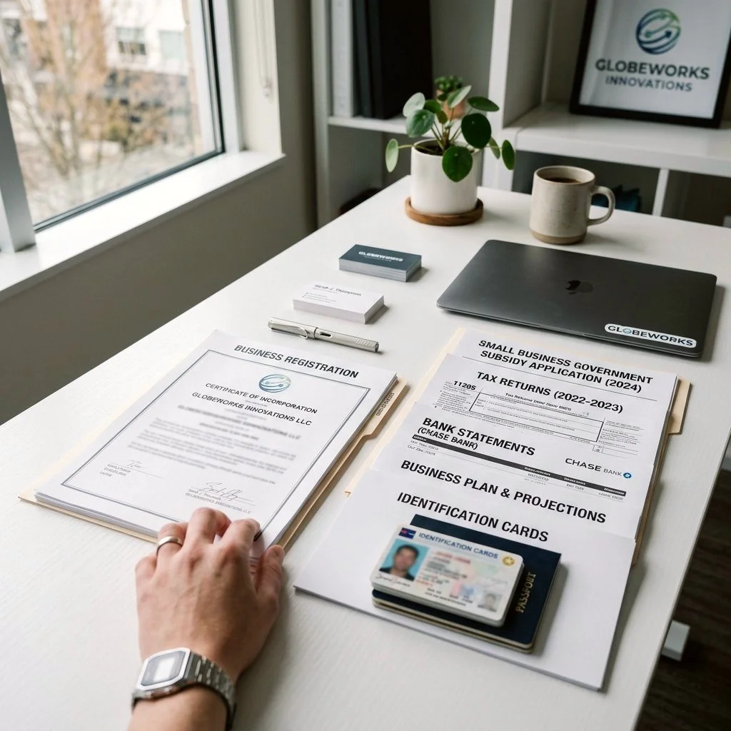 소상공인 정부지원금 신청 서류 준비물