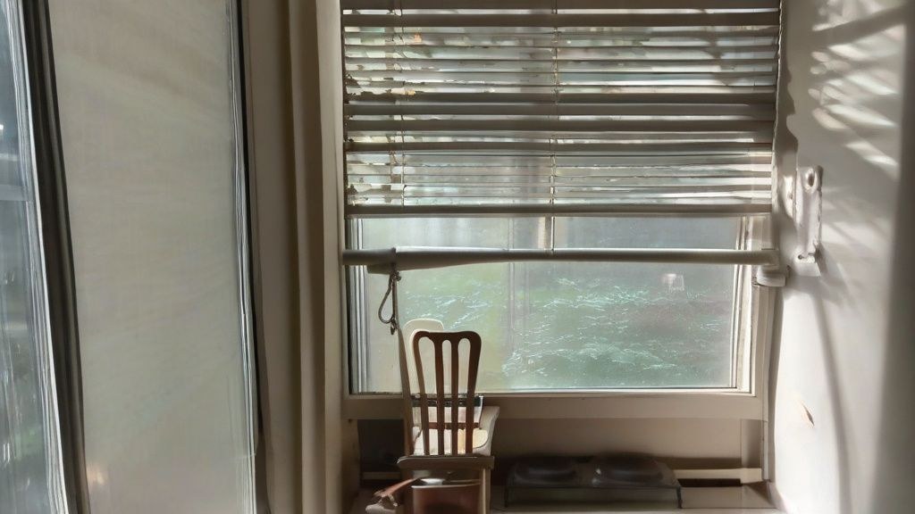 고요한 새벽, 창밖을 바라보며 노트북으로 글을 쓰는 한국인 여성