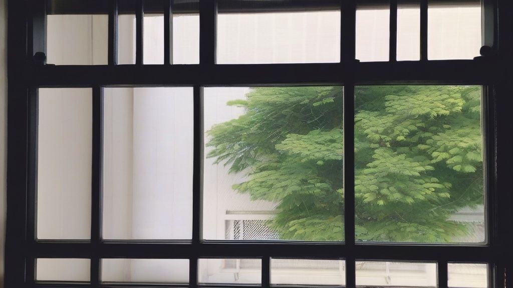 한국인 여행자가 강릉 경포호수에서 새벽 안개를 바라보고 있는 모습