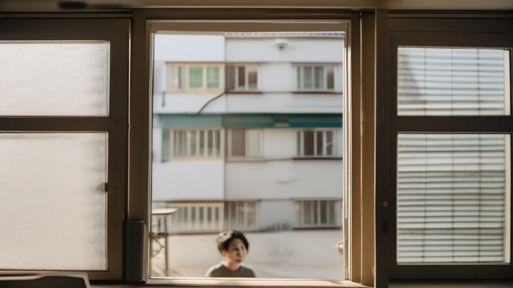 전주 한옥마을의 아름다운 풍경과 건강을 상징하는 녹색 식물