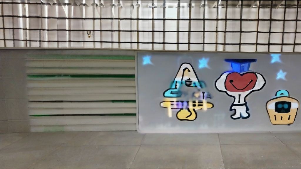 오늘 아침 갓 구운 신선한 크루아상과 빵이 먹음직스럽게 진열된 한국 베이커리 내부