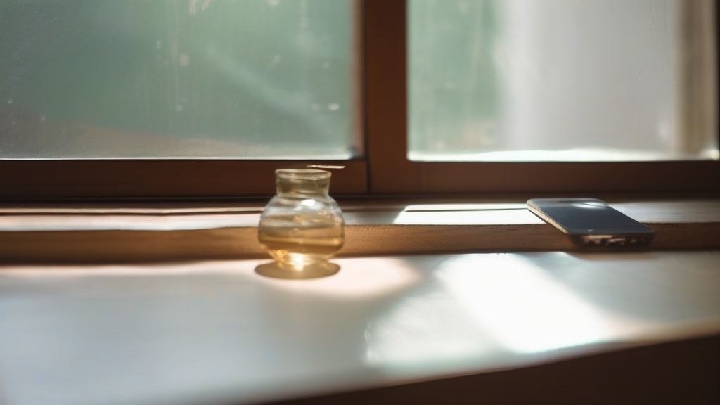 푸른 바다와 하얀 파도가 부서지는 해변의 여름 풍경