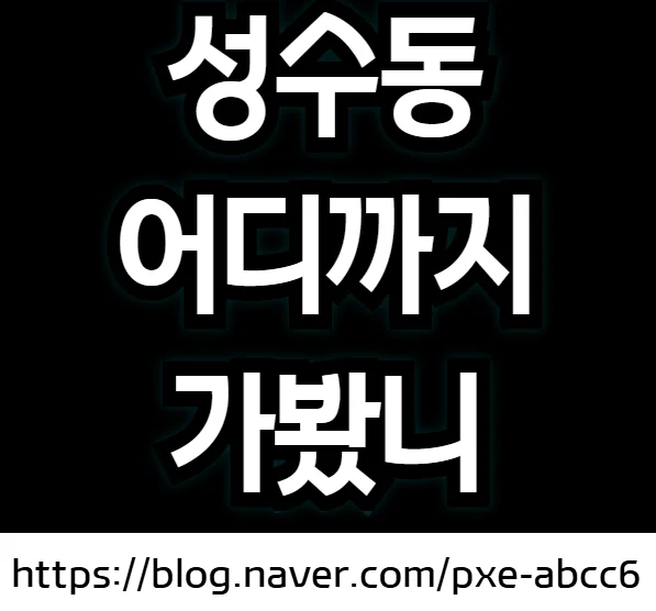 성수동 카페 베스트 10, 인생샷 보장 분위기 맛집 2026 ☕